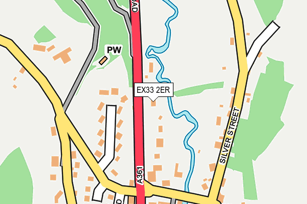 EX33 2ER map - OS OpenMap – Local (Ordnance Survey)