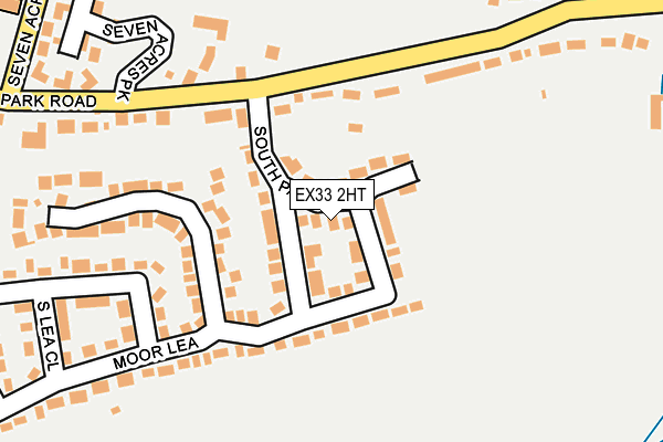 EX33 2HT map - OS OpenMap – Local (Ordnance Survey)
