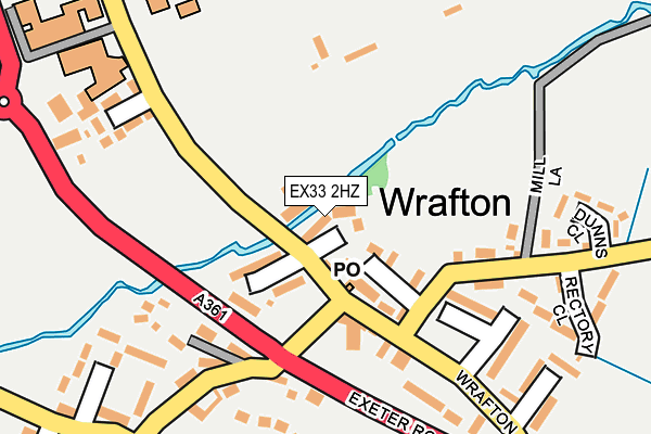 EX33 2HZ map - OS OpenMap – Local (Ordnance Survey)