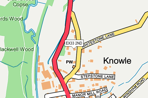 EX33 2ND map - OS OpenMap – Local (Ordnance Survey)