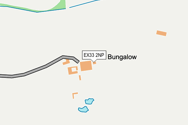 EX33 2NP map - OS OpenMap – Local (Ordnance Survey)