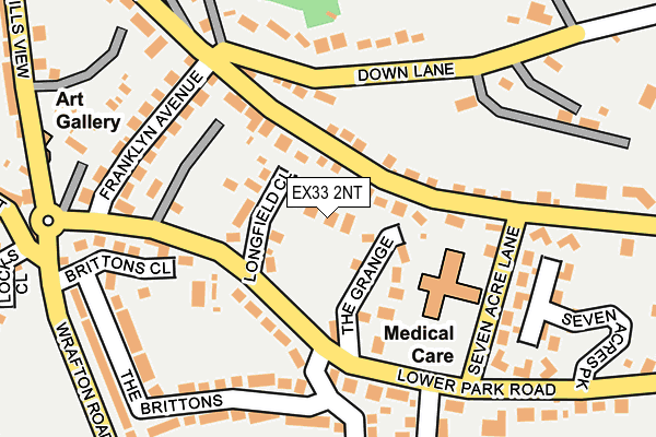 EX33 2NT map - OS OpenMap – Local (Ordnance Survey)