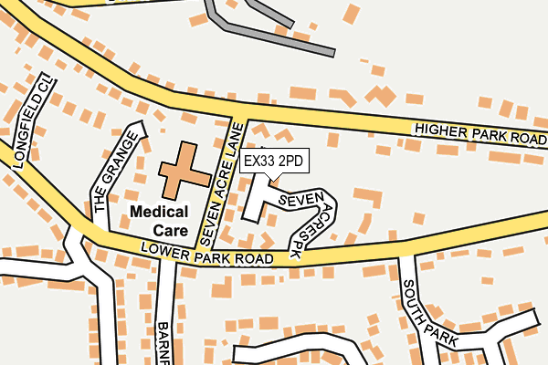 EX33 2PD map - OS OpenMap – Local (Ordnance Survey)
