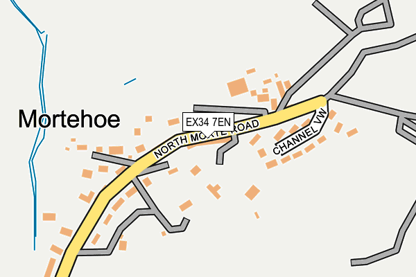 EX34 7EN map - OS OpenMap – Local (Ordnance Survey)