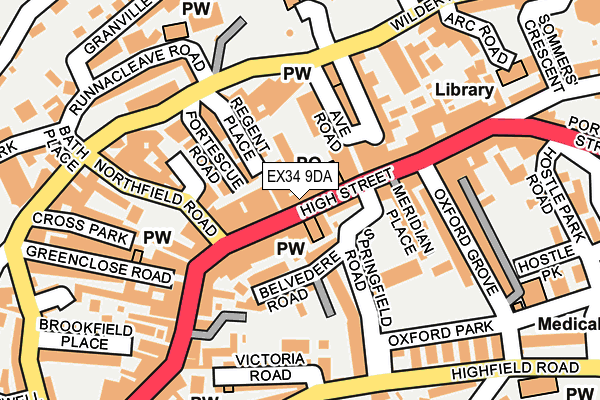 Map of 22 HIGH STREET (ILFRACOMBE) MANAGEMENT LIMITED at local scale