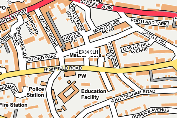 Map of COMBE HILL FLATS LIMITED at local scale