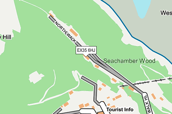 EX35 6HJ map - OS OpenMap – Local (Ordnance Survey)