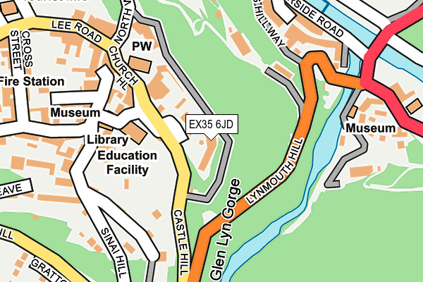 EX35 6JD map - OS OpenMap – Local (Ordnance Survey)