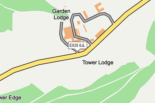 EX35 6JL map - OS OpenMap – Local (Ordnance Survey)