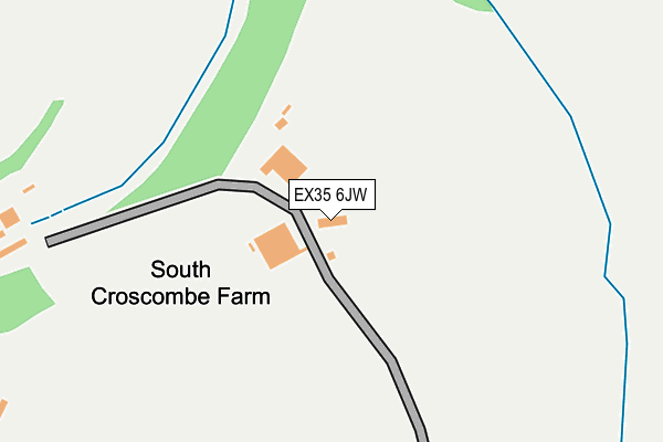 EX35 6JW map - OS OpenMap – Local (Ordnance Survey)