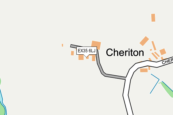 EX35 6LJ map - OS OpenMap – Local (Ordnance Survey)