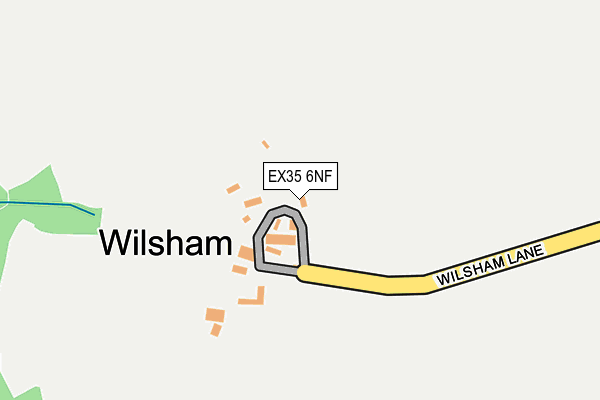 EX35 6NF map - OS OpenMap – Local (Ordnance Survey)