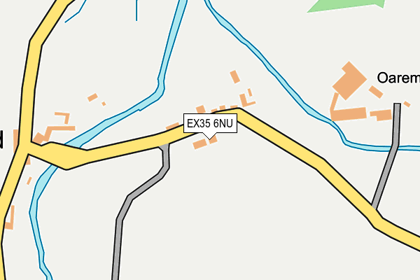 EX35 6NU map - OS OpenMap – Local (Ordnance Survey)