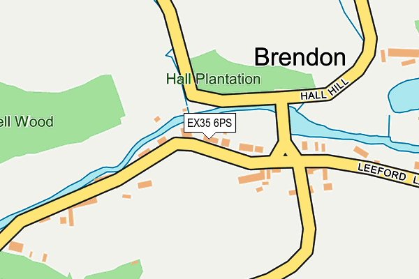 EX35 6PS map - OS OpenMap – Local (Ordnance Survey)