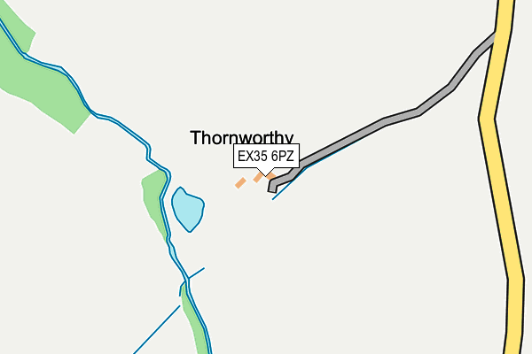 EX35 6PZ map - OS OpenMap – Local (Ordnance Survey)