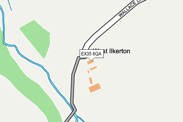 EX35 6QA map - OS OpenMap – Local (Ordnance Survey)