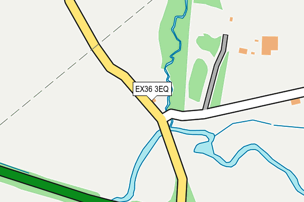 EX36 3EQ map - OS OpenMap – Local (Ordnance Survey)