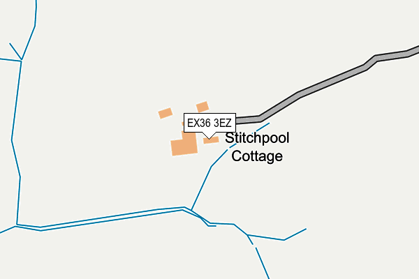 EX36 3EZ map - OS OpenMap – Local (Ordnance Survey)