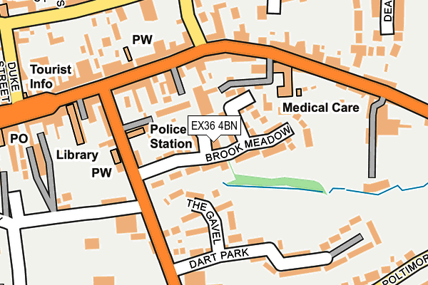 EX36 4BN map - OS OpenMap – Local (Ordnance Survey)