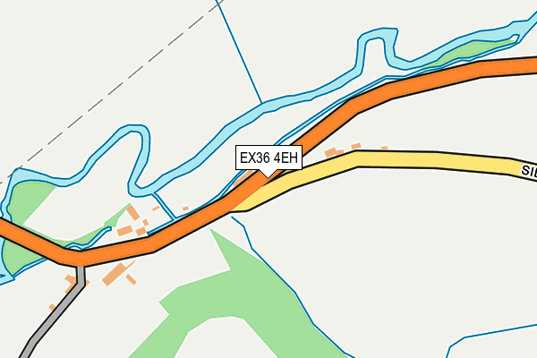 EX36 4EH map - OS OpenMap – Local (Ordnance Survey)