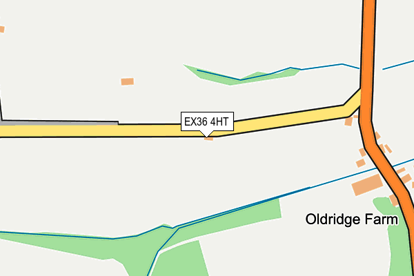 EX36 4HT map - OS OpenMap – Local (Ordnance Survey)