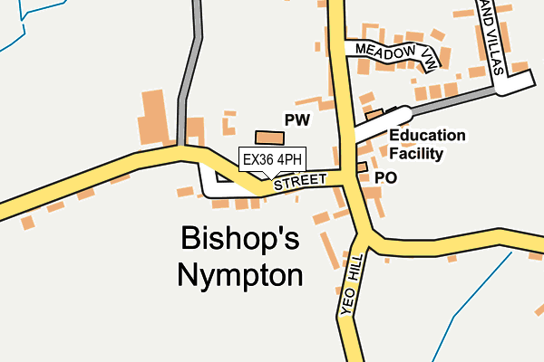 EX36 4PH map - OS OpenMap – Local (Ordnance Survey)