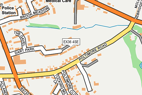 EX36 4SE map - OS OpenMap – Local (Ordnance Survey)