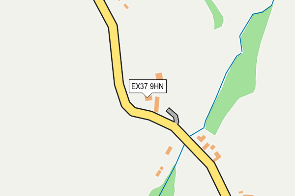 EX37 9HN map - OS OpenMap – Local (Ordnance Survey)