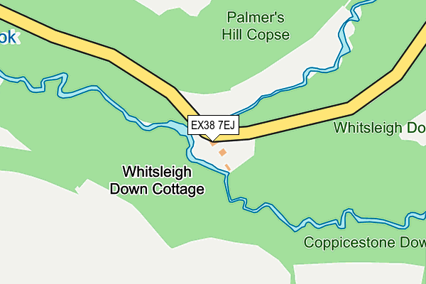 EX38 7EJ map - OS OpenMap – Local (Ordnance Survey)