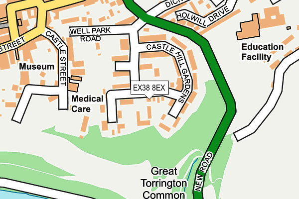 Map of TORRINGTON REFILL STORE LTD at local scale