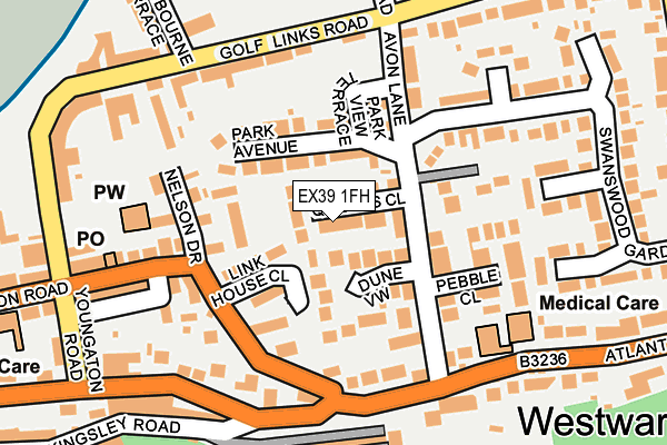 EX39 1FH map - OS OpenMap – Local (Ordnance Survey)