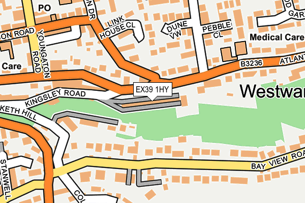 EX39 1HY map - OS OpenMap – Local (Ordnance Survey)