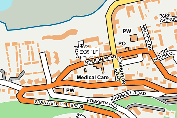 Map of RIVERBANK CARE LIMITED at local scale