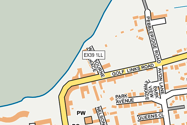 EX39 1LL map - OS OpenMap – Local (Ordnance Survey)