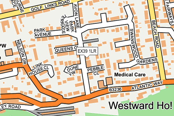 EX39 1LR map - OS OpenMap – Local (Ordnance Survey)