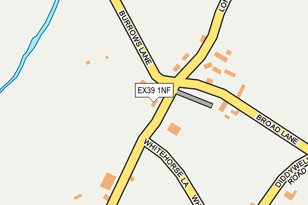 EX39 1NF map - OS OpenMap – Local (Ordnance Survey)