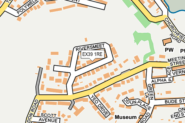 EX39 1RE map - OS OpenMap – Local (Ordnance Survey)