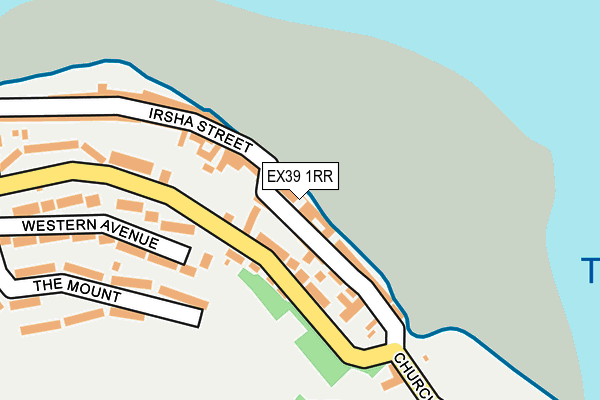 EX39 1RR map - OS OpenMap – Local (Ordnance Survey)