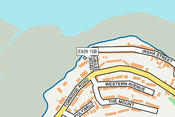 EX39 1SB map - OS OpenMap – Local (Ordnance Survey)