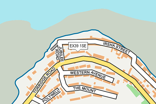 EX39 1SE map - OS OpenMap – Local (Ordnance Survey)