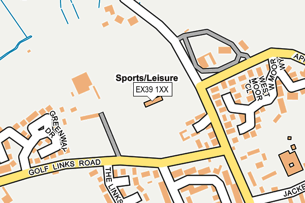 EX39 1XX map - OS OpenMap – Local (Ordnance Survey)