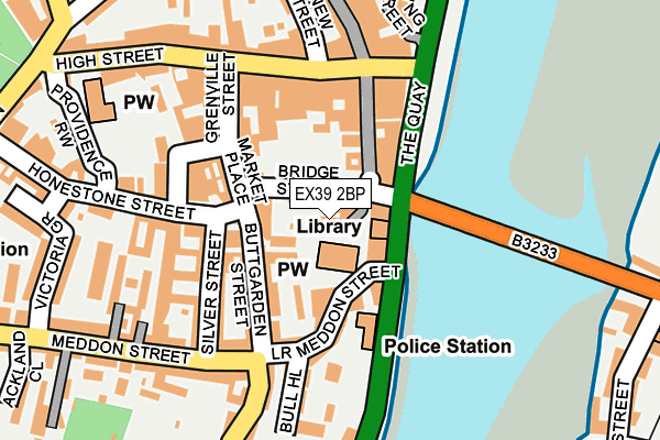 EX39 2BP map - OS OpenMap – Local (Ordnance Survey)