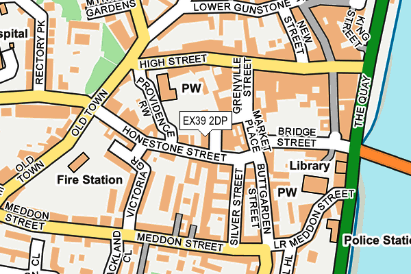 EX39 2DP map - OS OpenMap – Local (Ordnance Survey)