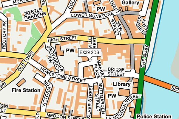 EX39 2DS map - OS OpenMap – Local (Ordnance Survey)