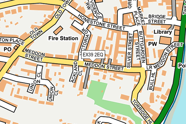 EX39 2EQ map - OS OpenMap – Local (Ordnance Survey)