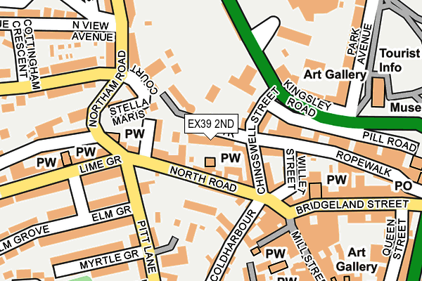 EX39 2ND map - OS OpenMap – Local (Ordnance Survey)