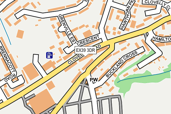 EX39 3DR map - OS OpenMap – Local (Ordnance Survey)