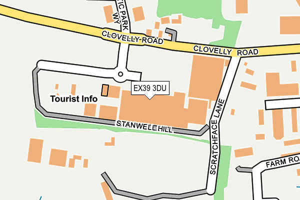 EX39 3DU map - OS OpenMap – Local (Ordnance Survey)