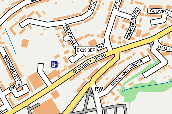 EX39 3EP map - OS OpenMap – Local (Ordnance Survey)