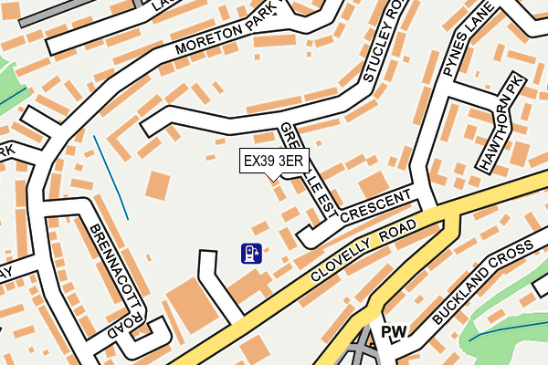 EX39 3ER map - OS OpenMap – Local (Ordnance Survey)